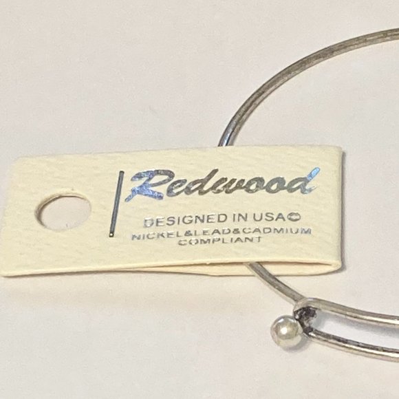 Nautical Anchor Charm Bracelet Beach Island Bangle Stackable Silver Plated 8" - Picture 6 of 12